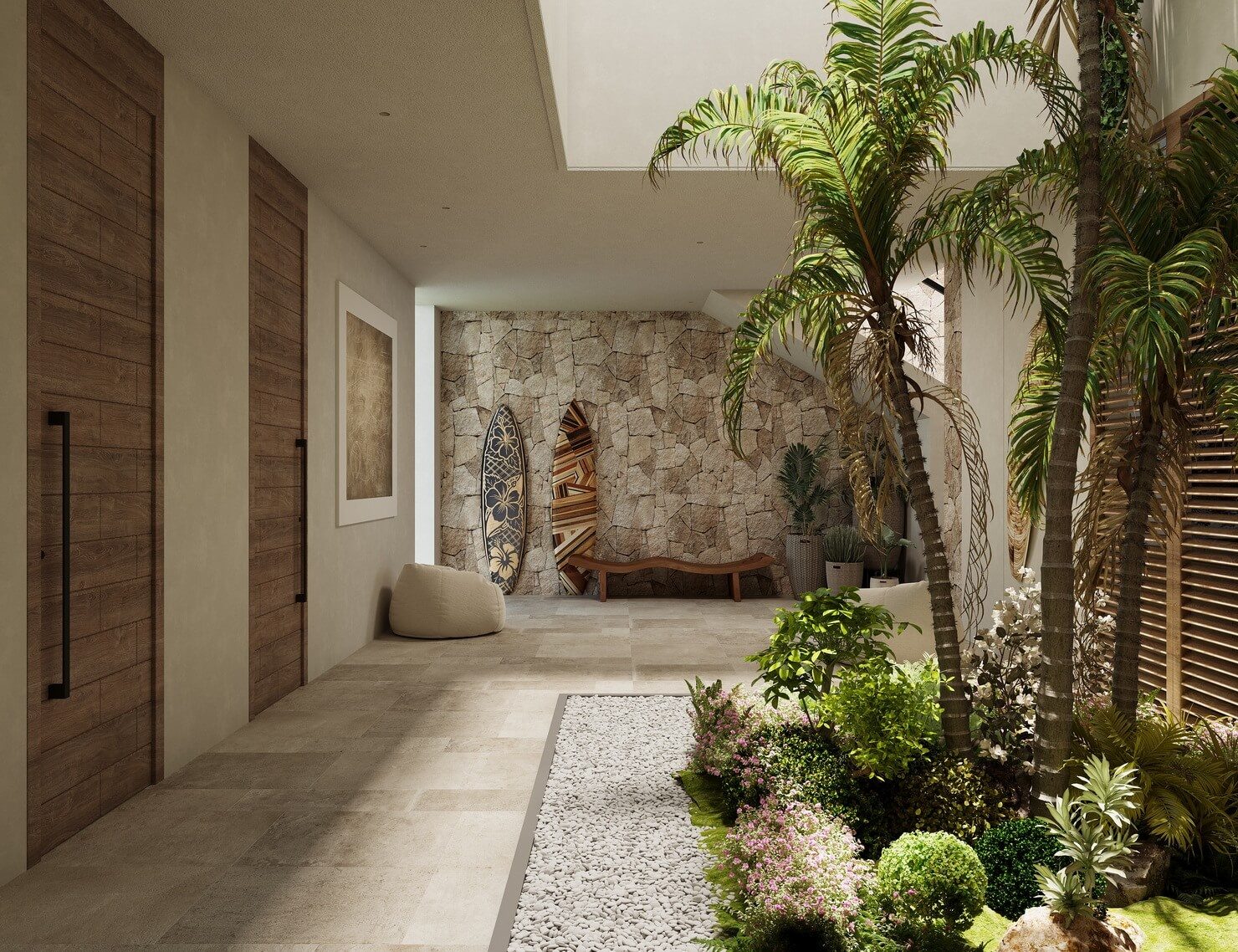 The Crest Residences — covered garden gallery
