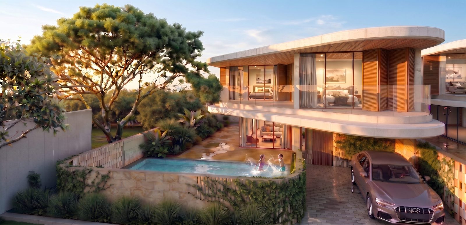 The Crest Residences — villa with private pool and parking